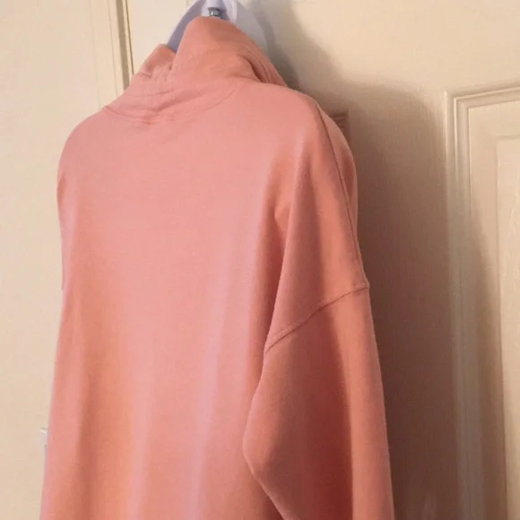 Adorable Pink Cowl Neck Sweatshirt - Picture 14 of 15